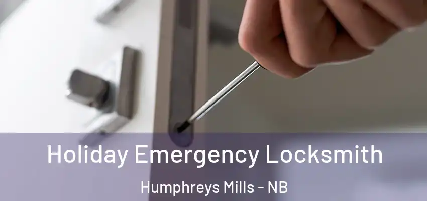 Holiday Emergency Locksmith Humphreys Mills - NB